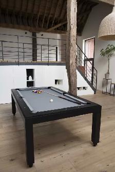 Table Diner Billard Fusion Table inox 7p - Photo 5