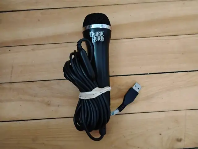 Official Guitar Hero USB Microphone (E-UR20) Computer Tested