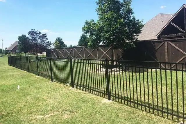 148FT Flat Top Ornamental Fence – 20 Panels & 2 Gates