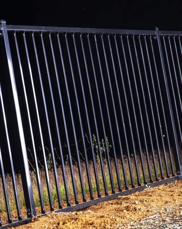 148FT Flat Top Ornamental Fence – 20 Panels & 2 Gates - Photo 2