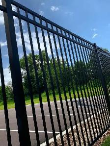 148FT Flat Top Ornamental Fence – 20 Panels & 2 Gates - Photo 3