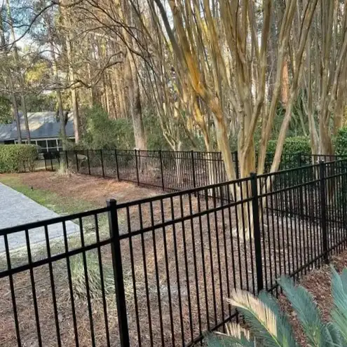 148FT Flat Top Ornamental Fence – 20 Panels & 2 Gates - Photo 4