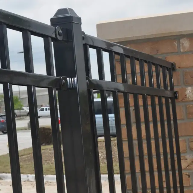 148FT Flat Top Ornamental Fence – 20 Panels & 2 Gates - Photo 5