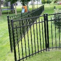 148FT Flat Top Ornamental Fence – 20 Panels & 2 Gates - Photo 7