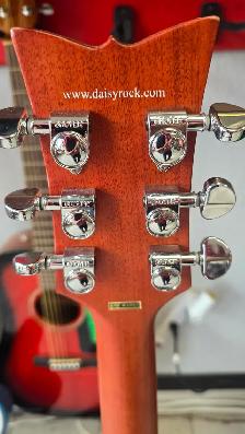 Daisy Rock Pixie Acoustic Guitar 2000s Sky Blue With Gig Bag - Photo 5