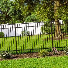 Heavy Duty Flat Top Ornamental Fence 8x6 – 20 Panels - Photo 3
