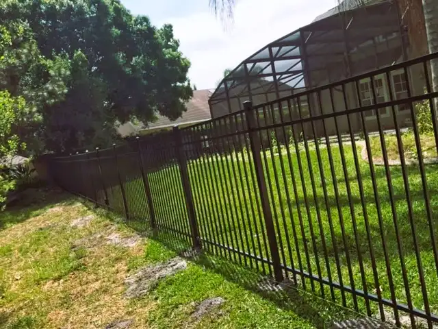 Heavy Duty Flat Top Ornamental Fence 8x6 – 20 Panels - Photo 4