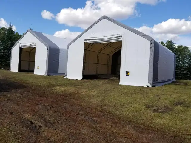 Heavy Duty 30’x40’x22’ Double Truss Shelter - Photo 2