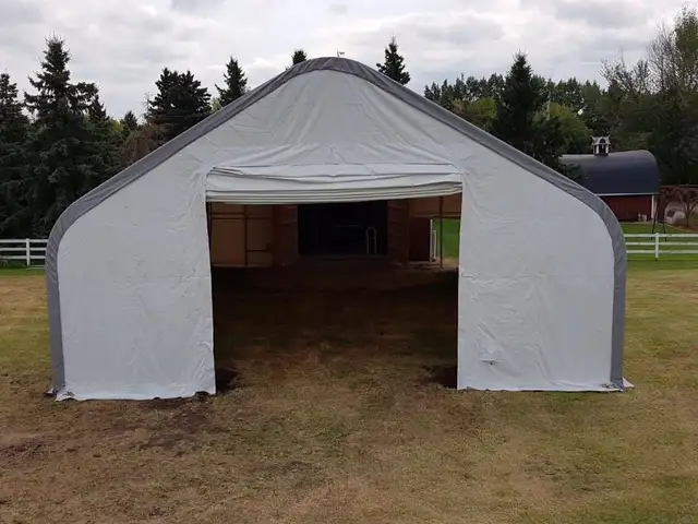 Heavy Duty 30’x40’x22’ Double Truss Shelter - Photo 3