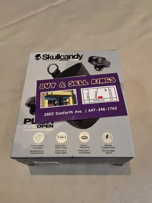 Skullcandy Push 720 Open Bluetooth Earbuds NEW