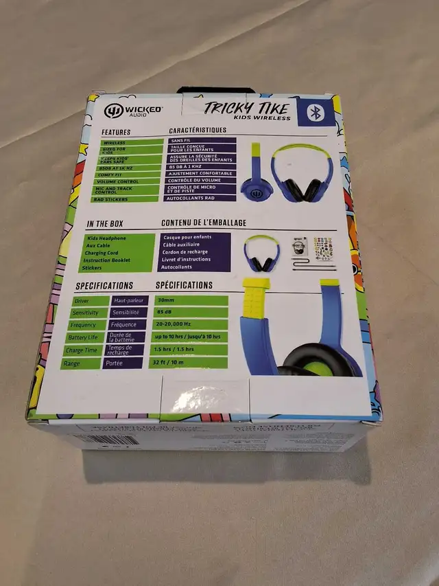 Wicked Audio Tricky Tike Kids Bluetooth Headphones NEW - Photo 2