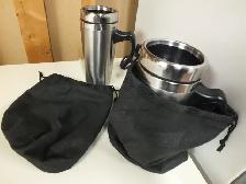 BRAND NEW TWO PREMIUM STAINLESS STEEL TRAVEL MUGS - Photo 2