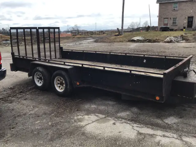 16 x 6 1/2 TANDEM LANDSCAPE TRAILER