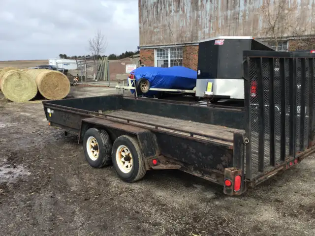 16 x 6 1/2 TANDEM LANDSCAPE TRAILER - Photo 6