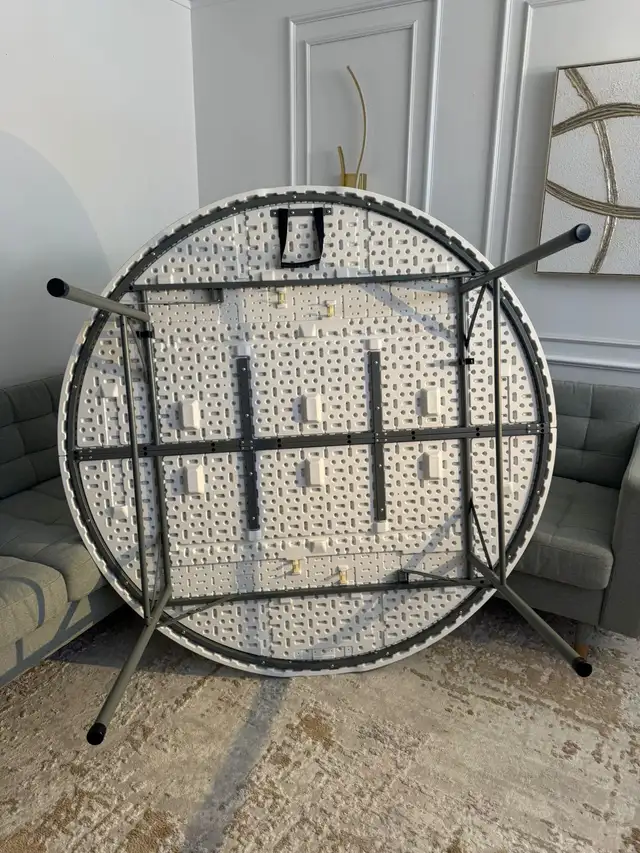 Tables rondes pliantes 60 pouce - Neuf à vendre - Photo 4