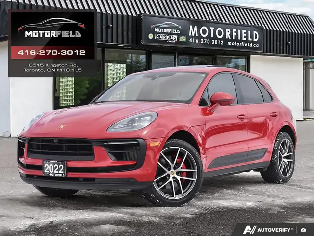 2022 Porsche Macan S AWD Premium PKG Plus BOSE®, Surround, 20 W