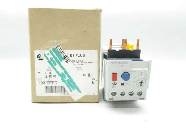 Allen-Bradley 193-EEFDE1 Plus 9-45 A IEC Overload RelayManufac