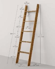 5-Tier Ladder Shelf / Blanket Ladder - Photo 3