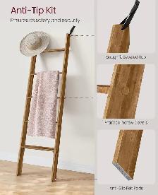 5-Tier Ladder Shelf / Blanket Ladder - Photo 5