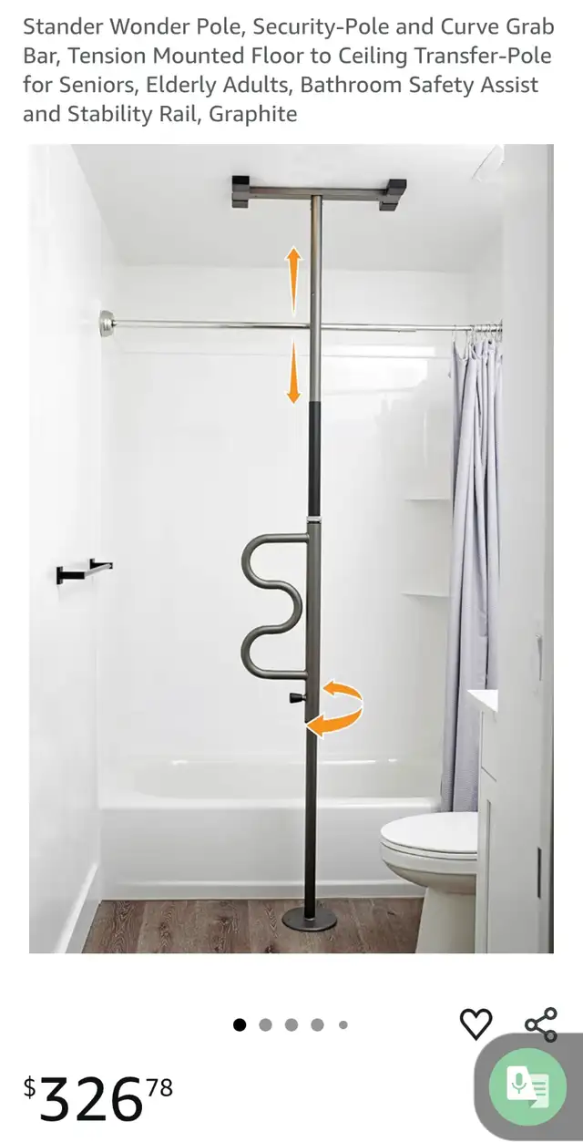 Adjustable wonder pole.$100 - Photo 2