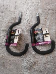 Heavy duty bike hooks