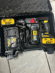Brand new CAT Hammer/Rotary Drill Cordless 2 Batteries