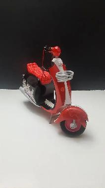 RARE 1/6 SCALE RED SCOOTER!