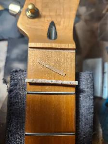 Bone nut and Saddle replacement The Guitar Shoppe Calgary - Photo 2
