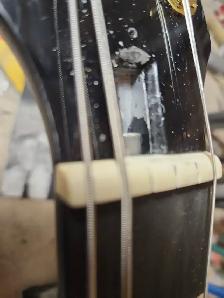 Bone nut and Saddle replacement The Guitar Shoppe Calgary - Photo 3