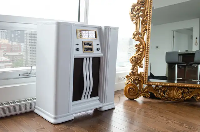 Système Audio Cabinet Radio Antique - Photo 8