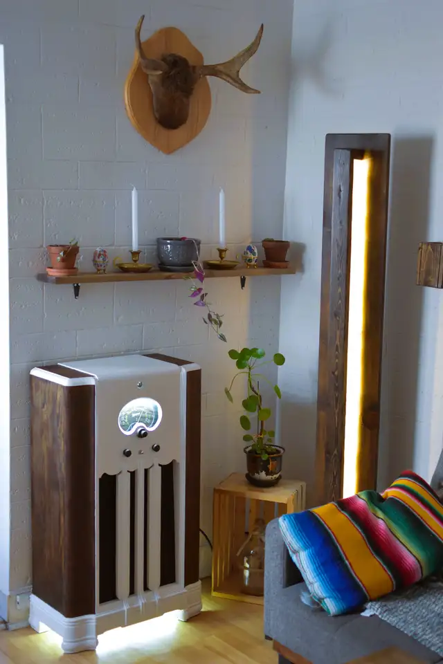 Système Audio Cabinet Radio Antique - Photo 9