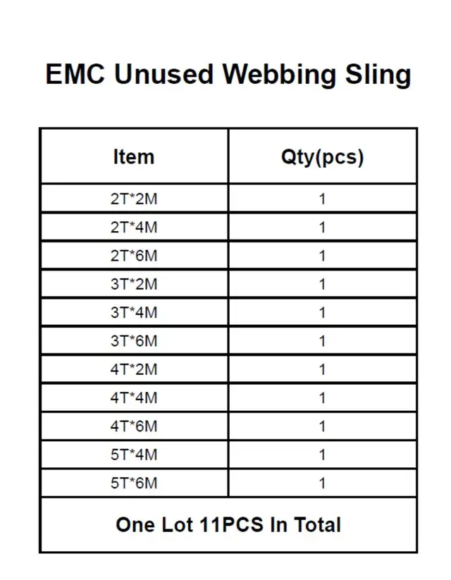 11PCS Webbing Slings – Heavy-Duty, Durable Lifting & Rigging Gea