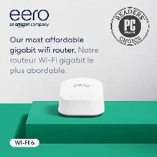 Amazon eero 6  mesh wifi router - Supports up to a Gigabit- 1 Pc