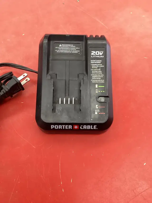 chargeur de batterie Porter Câble 20 Volt