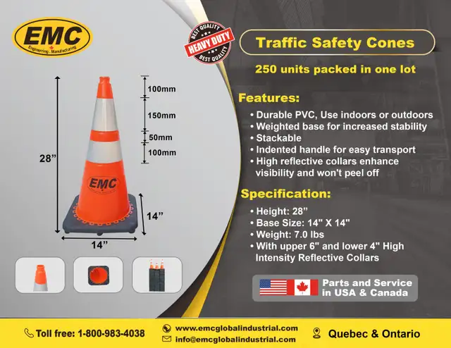 Traffic Safety Cones – Reflective, Weather-Resistant for Maximum - Photo 2
