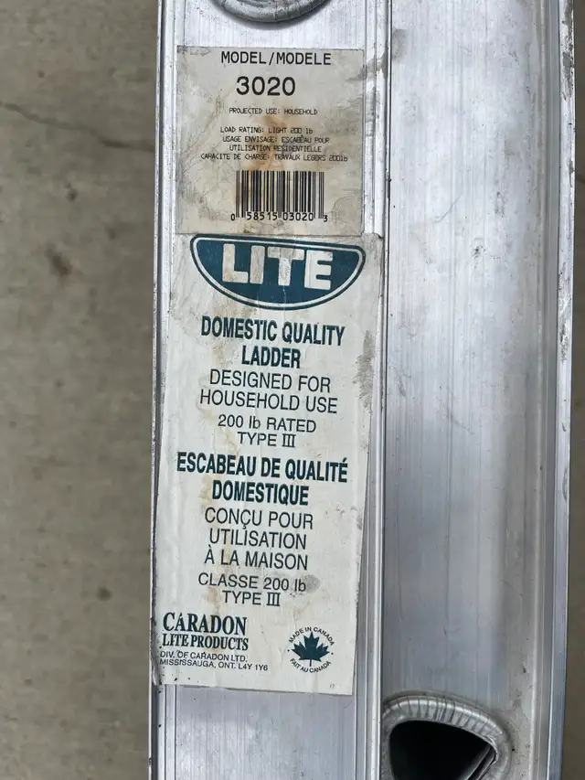 Aluminum extension ladder - Photo 2