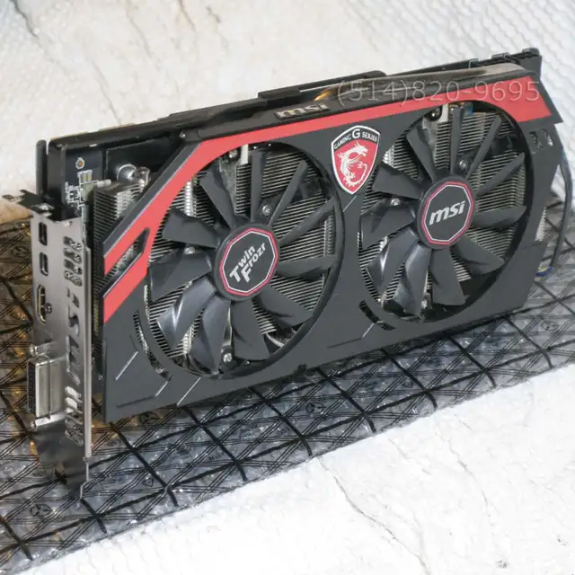Carte graphique GPU AMD Radeon R9 280X Win10 hdmi 1080 1440 4K