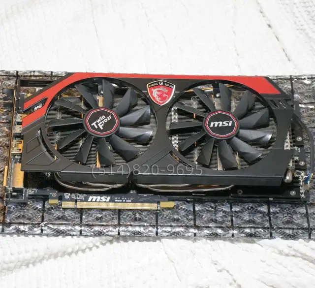Carte graphique GPU AMD Radeon R9 280X Win10 hdmi 1080 1440 4K - Photo 2