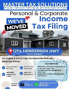 Income Tax Filing in North Kildonan area
