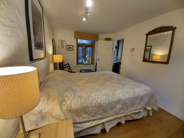 SUPERBE 4 ½ MEUBLÉ AVEC JARDINET ET COUR ARRIÈRE – LE PLATEAU - Photo 9