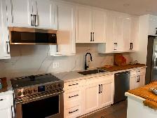 Cash and Carry solid wood painted kitchen and bathroom cabinets