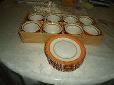 TEA-COFFEE CUPS & SAUCERS  SET OF (8) - Photo 2