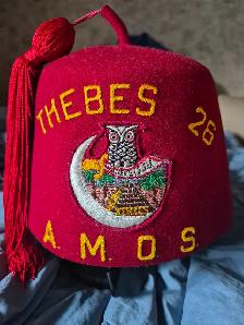 VINTAGE COLLECTABLE FELT SHRINER'S FEZ HAT, LIKE NEW LIMITED USE - Photo 3