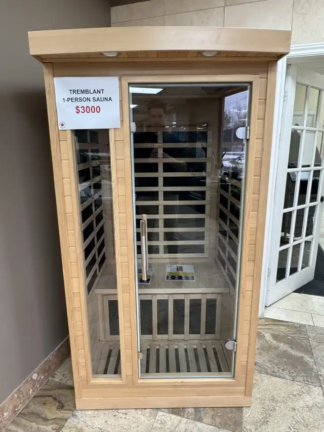 New 1 Person Infrared Sauna