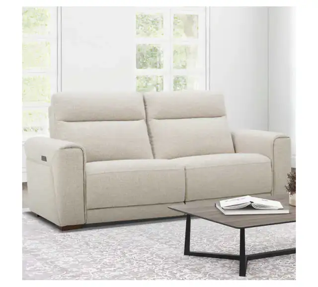Fabric power reclining sofa - Photo 4