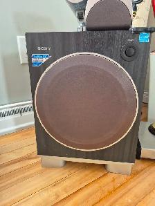 Sony 1x 135W with two 80 Watt max. Speakers