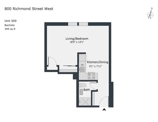 Renovated Large Bachelor, Queen and Niagara - ID 4331 - Photo 9