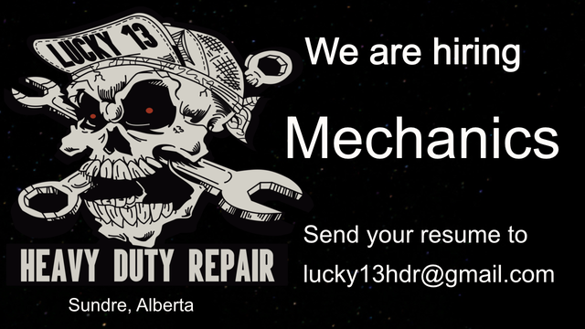 We are Hiring Heavy Duty Mechanics