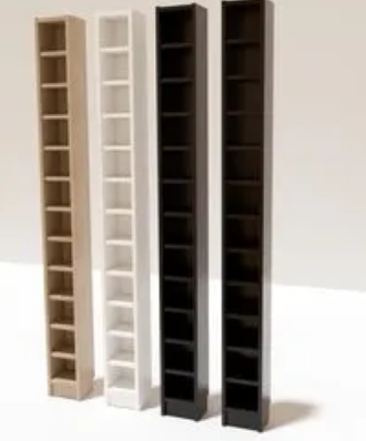 I want IKEA GNEDBY shelves (tall skinny ones) I pick up with $