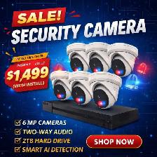 4K security camera installation